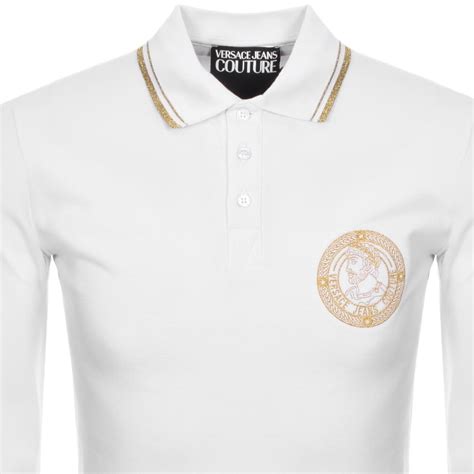 versace jeans couture polo shirt|versace jeans couture white shirt.